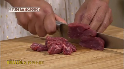 taglio carne di filetto